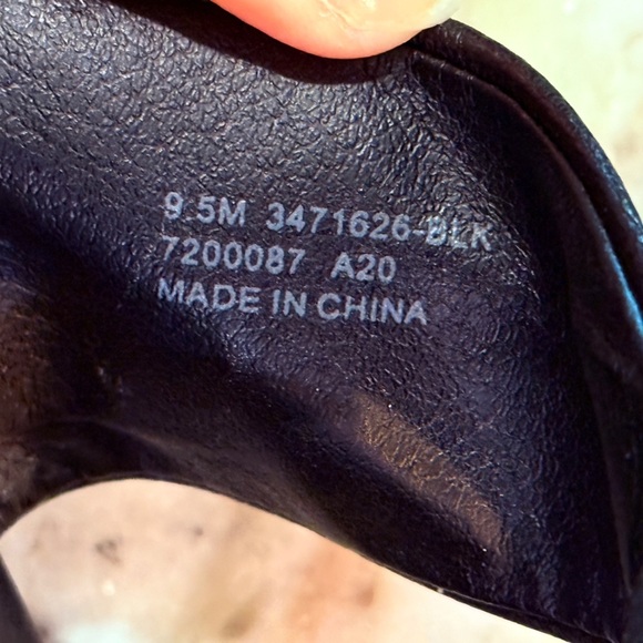 Women’s FRYE & CO Leiah Bow black leather sandals- Size 9.5 - Picture 7 of 7